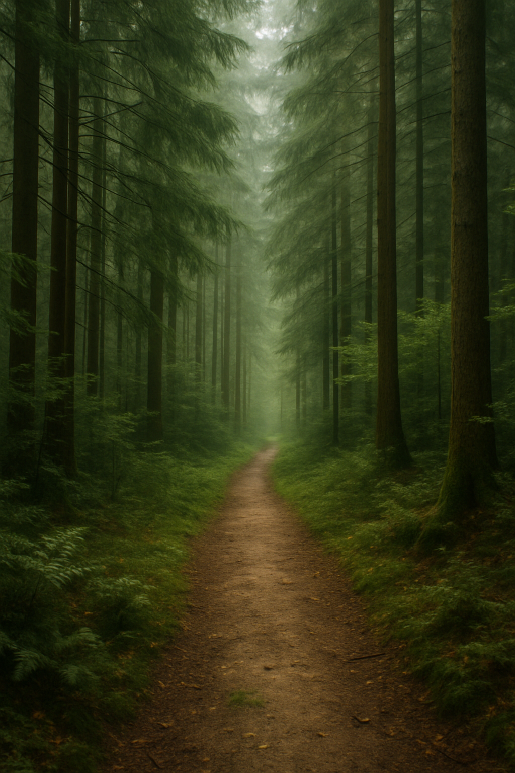 Quiet forest path